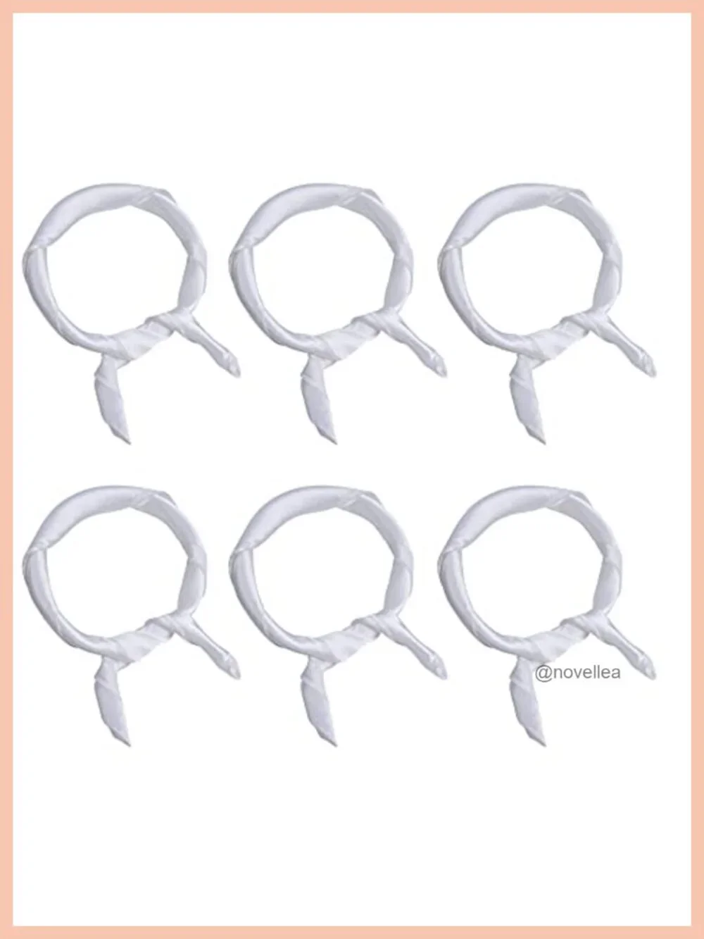 Satin Chiffon Scarves 6 Pack Square Handkerchief Neck Scarf for Women Girls